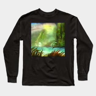 Imaginary Scenery Sea, Amazing Nature Long Sleeve T-Shirt